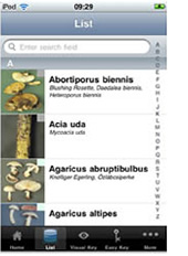 screen sample of iPhone app